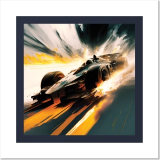 F1 on Fire Posters and Art